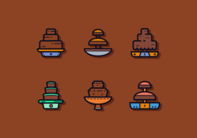 Free Chocolate Fountain Vectors