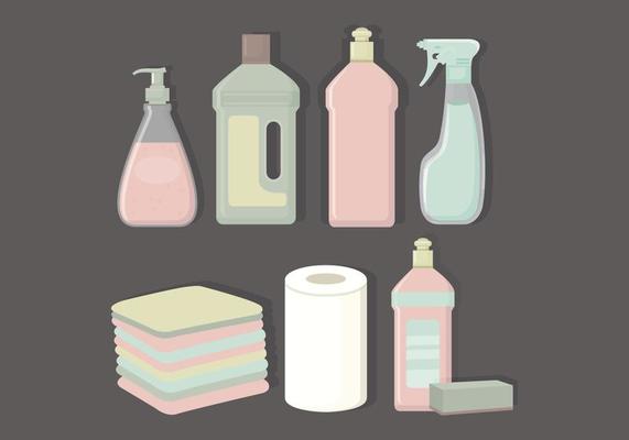 Vector Collection of Cleaning Products