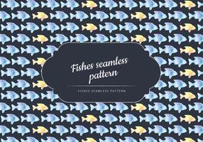 Vector Golden Fish Seamless Pattern
