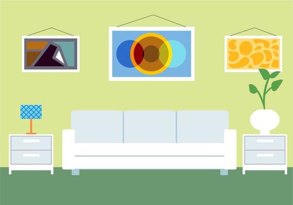 Free Vector Room Illustration
