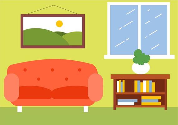 Free Vector Room Illustration