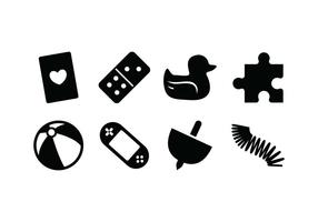 Silhouette Toy Icon Vectors