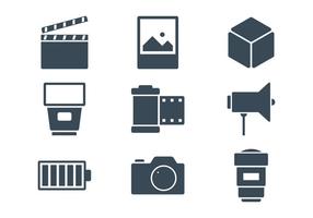 Photography Icons vector