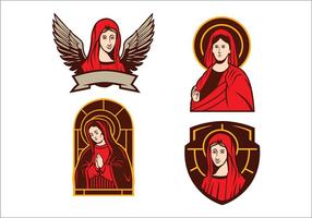 Free Saint Mascot Vector