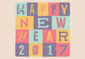 Happy New Year 2017 Vector