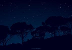 Starry Night Sky Illustration vector