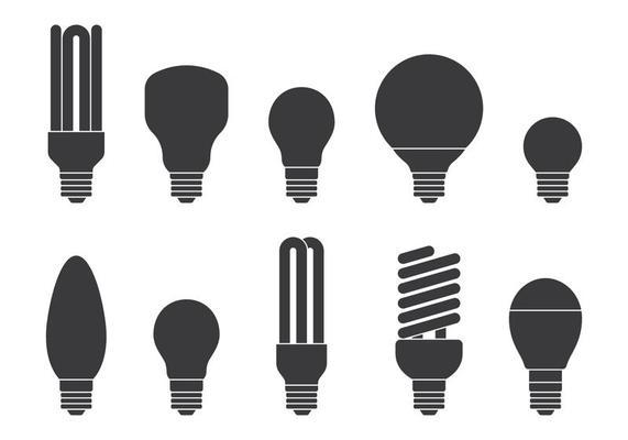 Light Bulb Icons Set
