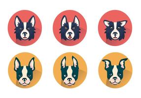 Border Collie Vector Set