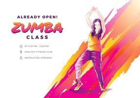 Zumba Illustration Vector