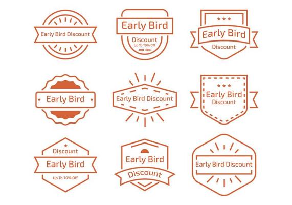 Early Bird Line Label