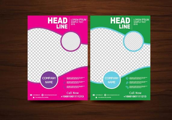 Vector Brochure Flyer design Layout template in A4 size