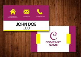 Elegant Visiting Card vector