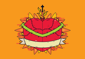 Free Sacred Heart Vector