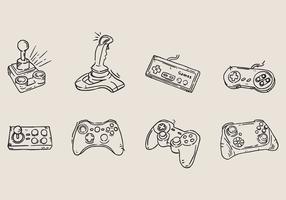 Hand Drawn Arcade Game Icon vector