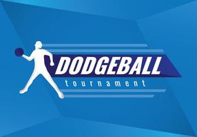 Free Dodgeball Tournament Vector Logo