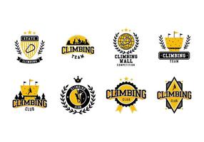 Climbing Wall Logo Vector
