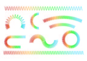 Conjunto De Icono Slinky vector