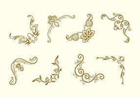 Vector Scrollwork Corner