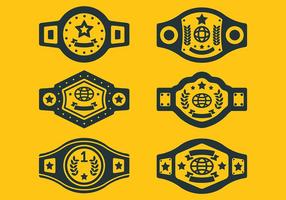 Free Championship Belt Icons Vector