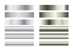 Grey Gradient Palettes  vector