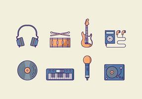 Pack de vectores de música gratis