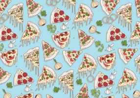 Pizza Pattern Vector