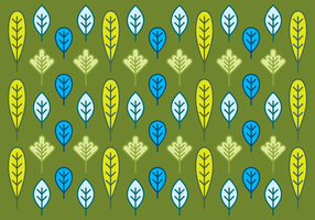 Simple Bright Leaf Background Vector 