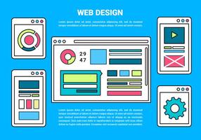 Free Web Layout Vector Background