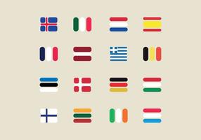 European Flags vector