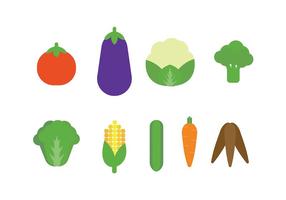 Vector Icono de verduras