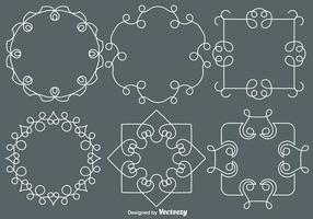 Vector Line Style Monograms