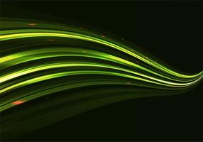 Free Vector Shiny Green Wave Background