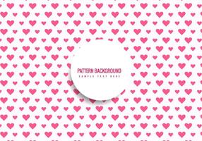 Vector Hearts Pattern Background