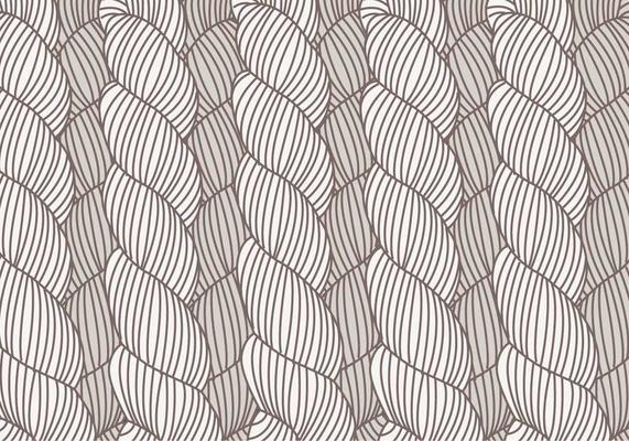 Hand Drawn Plait Pattern Vector