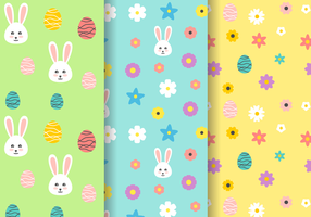 Free Bunny Easter Pattern vector