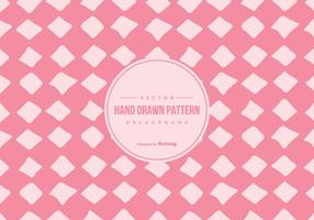 Cute Pink Hand Drawn Style Pattern Background vector