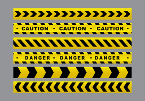 Danger Tape Vector Yellow Pack