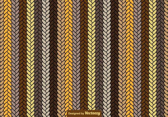 Plait Vector Seamless Pattern