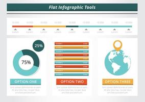 Libre de elementos del vector de Infographic plana