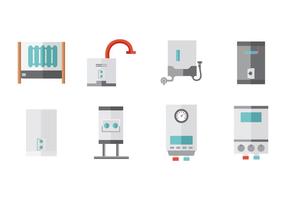 Free Water Heater Collection Vector