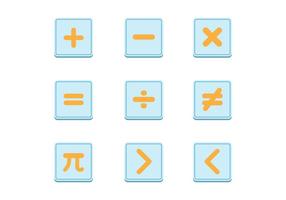 Math Symbols Vector Sets