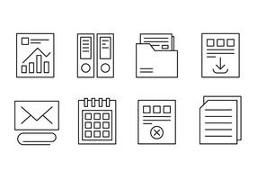 Office and Web Icons vector