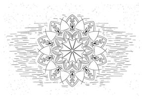 Free Mandala Vector Flower Illustration