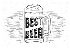 Free Hand Drawn Vector Beer