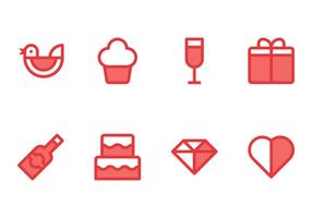 Wedding Line Icon vector