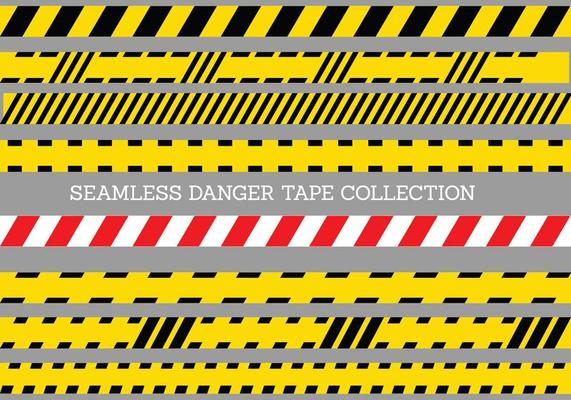 Seamless Danger Tape Template