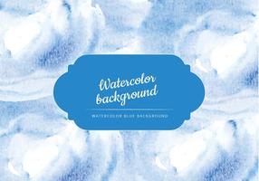 Vector Blue Watercolor Background