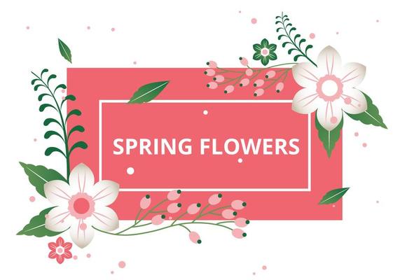 Free Spring Season Vector Background