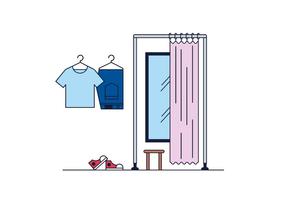 Free Fitting Room Vector