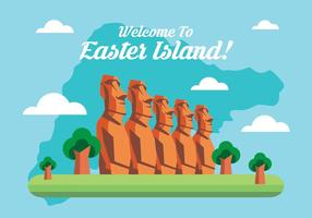 Easter Island Statue vector